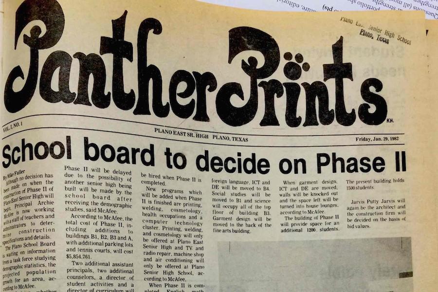 Infogram: Panther Prints Then and Now