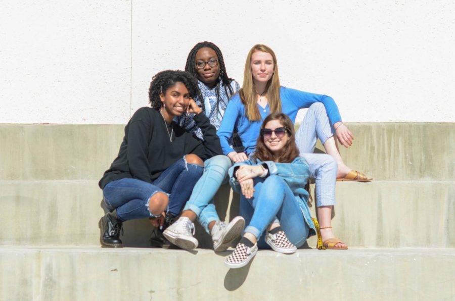 The sun hits part of the newspaper crew just right allowing all our glowing faces to look amazing in your group photo.