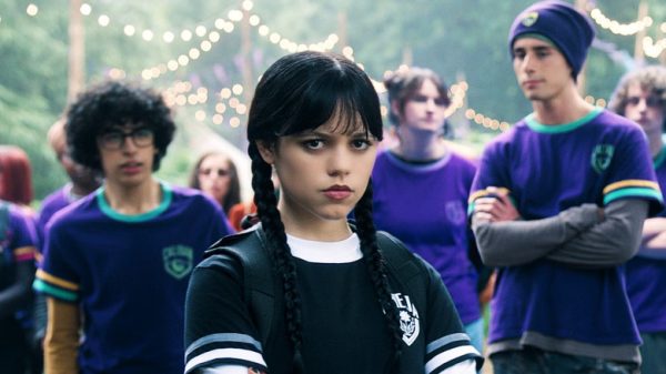 Jenna Ortega as Wednesday Addams in Netflix's series "Wednesday."